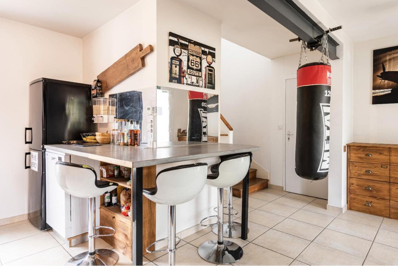 Villa Des Palmiers, Chambre 3, Lit Double Villeneuve-sur-Lot Eksteriør bilde